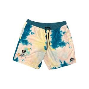 Disney Neff tye dye Mickey Mouse swim trunks men’s Xl